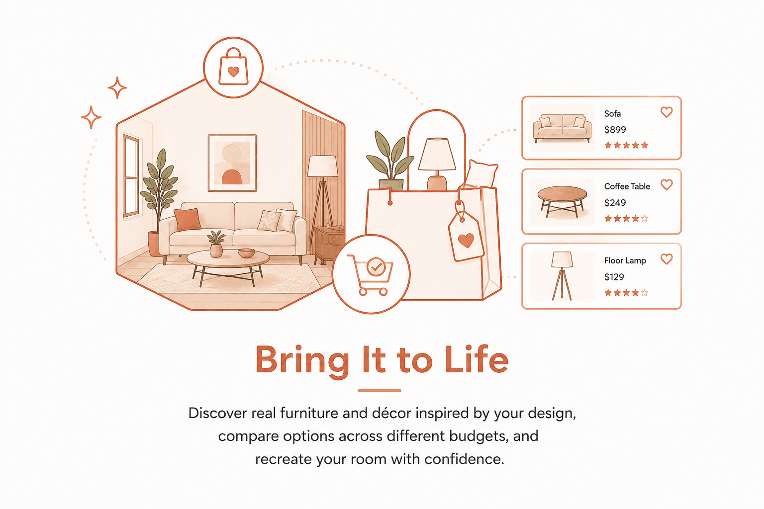 Bring It to Life — shop furniture and décor inspired by the design