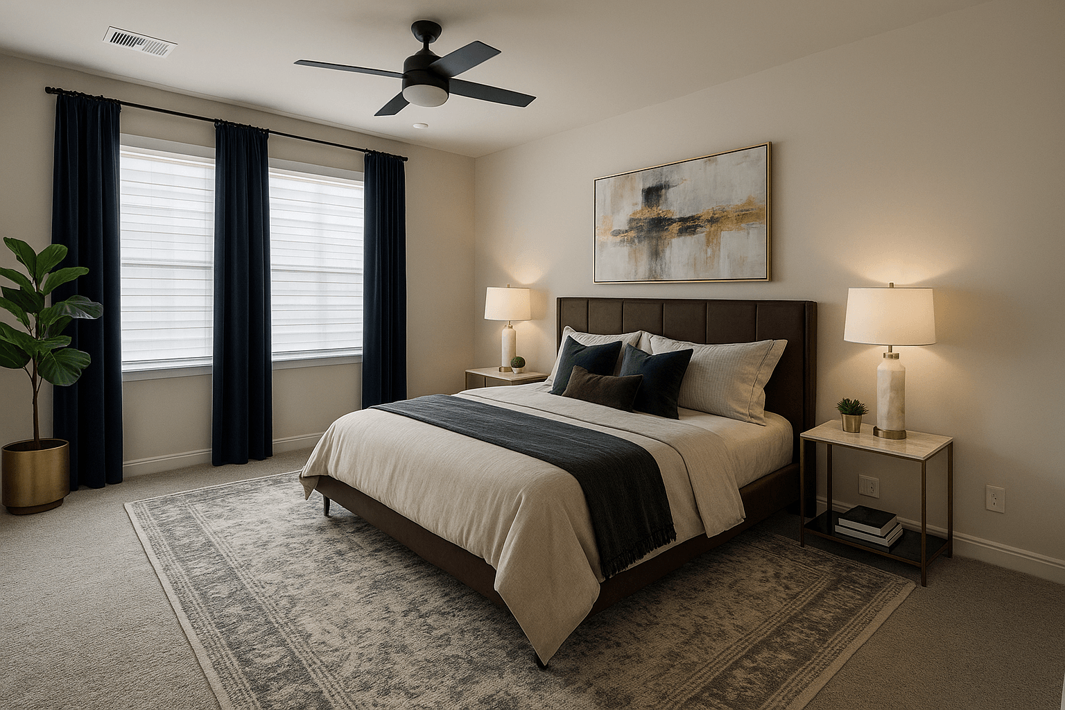 Bedroom after MACCOVA redesign