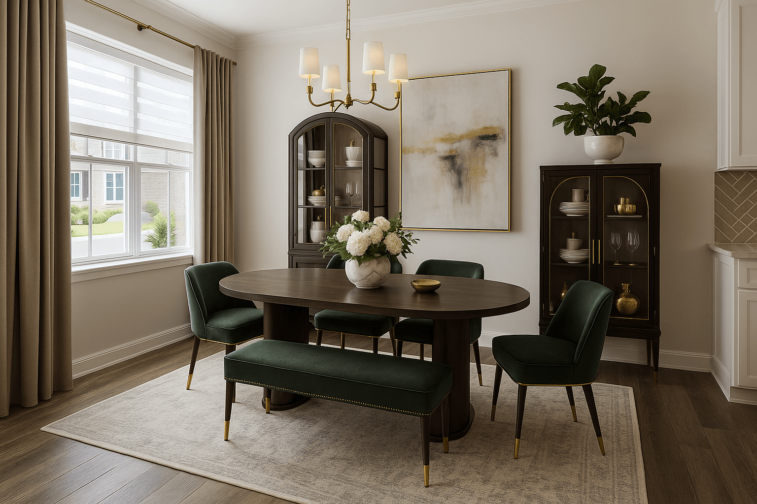 Dining room after MACCOVA redesign